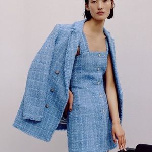 Zara dress and blazer